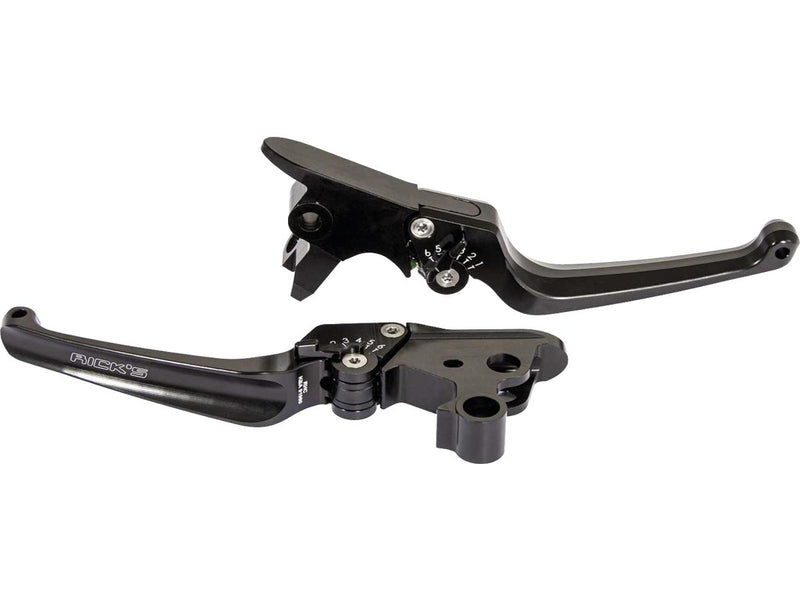 Classic Brake & Clutch Lever Kit Black Anodized Cable Clutch For 96-03 Sportster