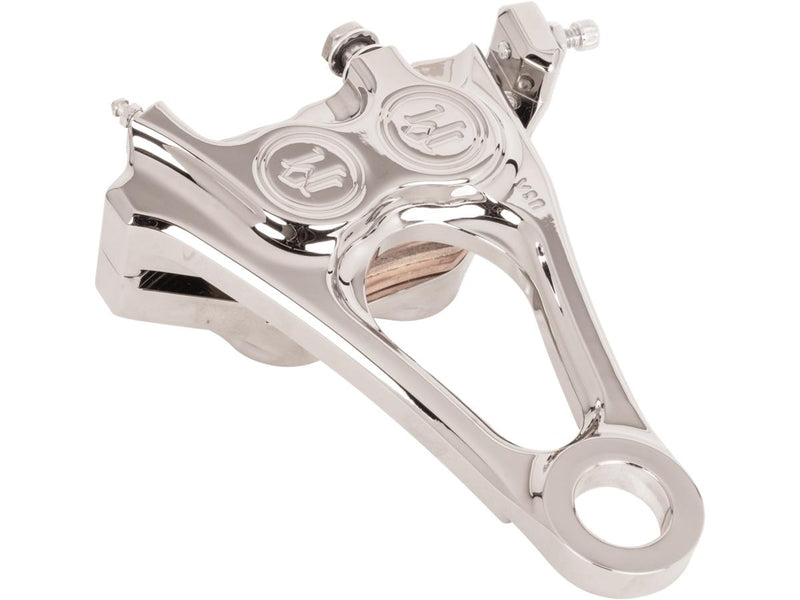 Integrated 125 x 4R Four Piston Rear Caliper Chrome