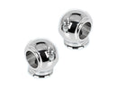 Old Style Straight Risers Chrome - 1 Inch