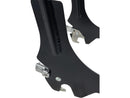 Quick Release Sissy Bar With Pad Gloss Black Powder Coated - 23 Inch