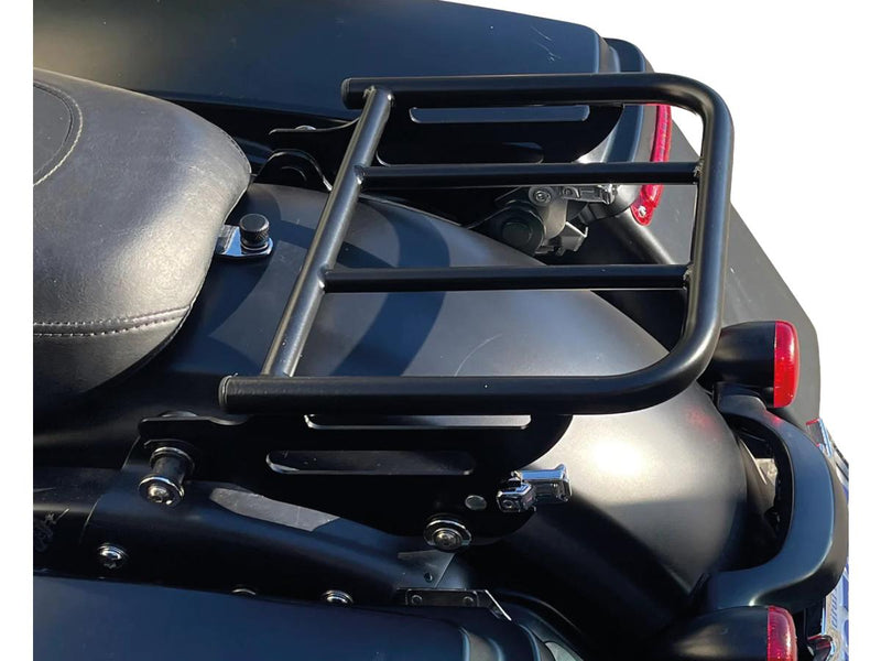 Low Pro Detachable Two-Up Luggage Rack Black Powder Coated