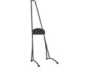 Stupid Tall Sissy Bar With Pad Black For 06-17 Dyna