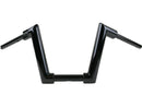 STR8UP Softail Handlebars Medium 280mm Width Lower Tube Black Cable Clutch - 2" x 300mm