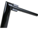 STR8UP Softail Handlebars Medium 280mm Width Lower Tube Black Hydraulic Clutch - 2" x 300mm