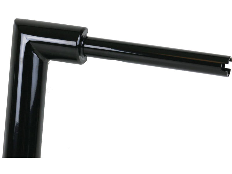 STR8UP Road Glide Handlebars Medium Black Powder Coated Cable Operated - 2" x 280mm