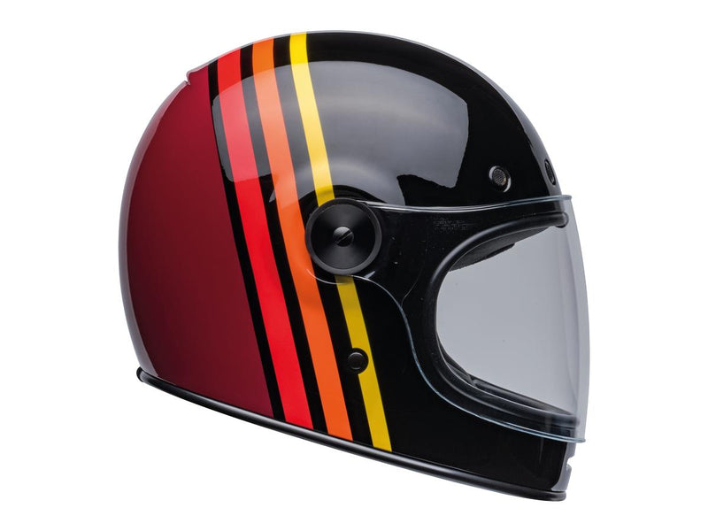 Bullitt Retro Full Face Helmet Reverb Gloss Black! / Red
