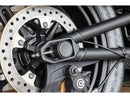 Smooth Rear Axle Cover Smooth Design Without Ricks Logo Black Powder Coated Satin