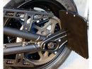 Premium Rear Axle Cover With Ricks Logo Black Powder Coated Satin For 21-22 Sportster S