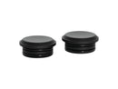 Smooth Swing Arm Axle Cover Without Ricks Logo Smooth Design Black Satin