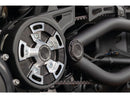 Premium Swing Arm Axle Cover With Ricks Logo Satin Black Powder Coated For 21-22 Sportster S