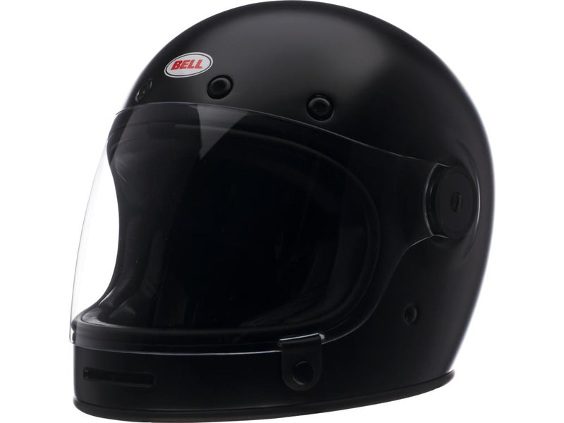 Bullitt Retro Full Face Helmet Flat Black