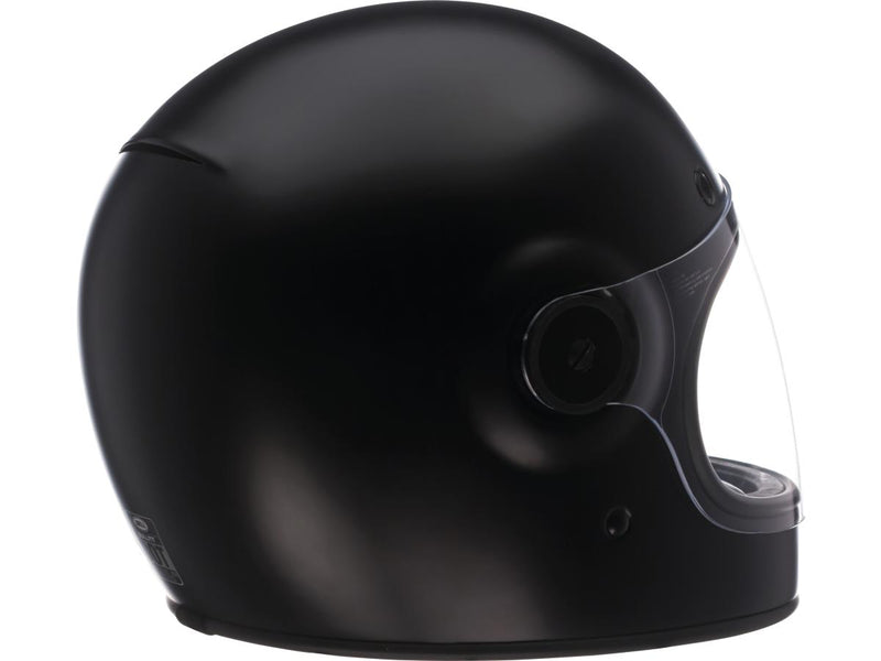 Bullitt Retro Full Face Helmet Flat Black