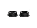 Smooth Swing Arm Axle Cover Without Ricks Logo Black Satin