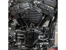 Finned Air Cleaner Black Anodized For 18-22 Softail