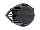 Finned Air Cleaner Black Anodized For 08-16 Touring