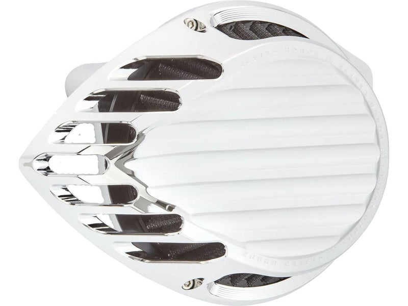 Finned Air Cleaner Chrome For 08-16 Touring