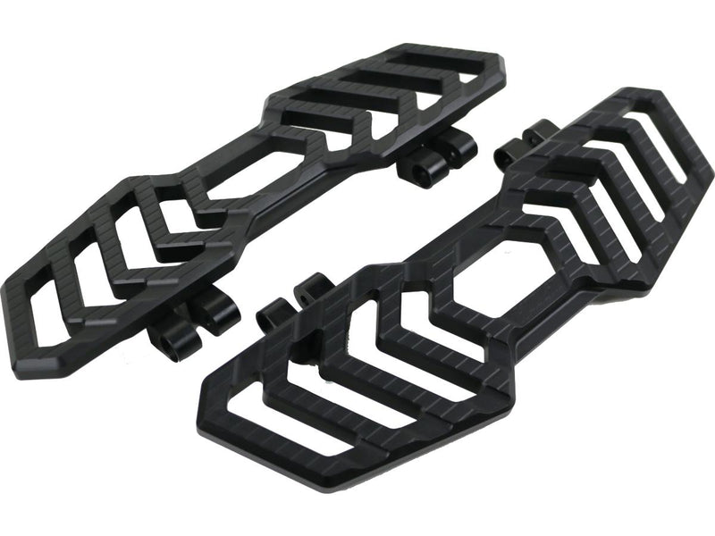 Trackboard Driver Floorboards Black Anodized