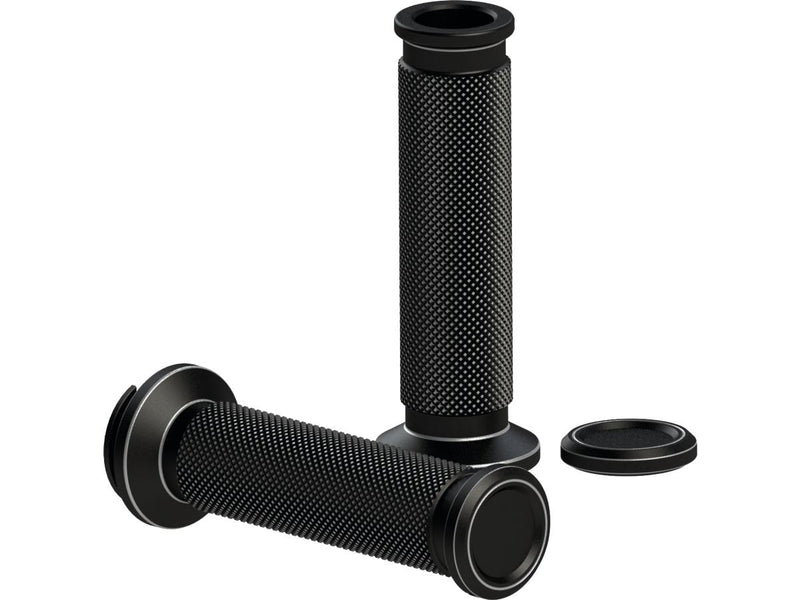 Satin Grips Black Anodized Throttle By Wire - 7/8 Inch