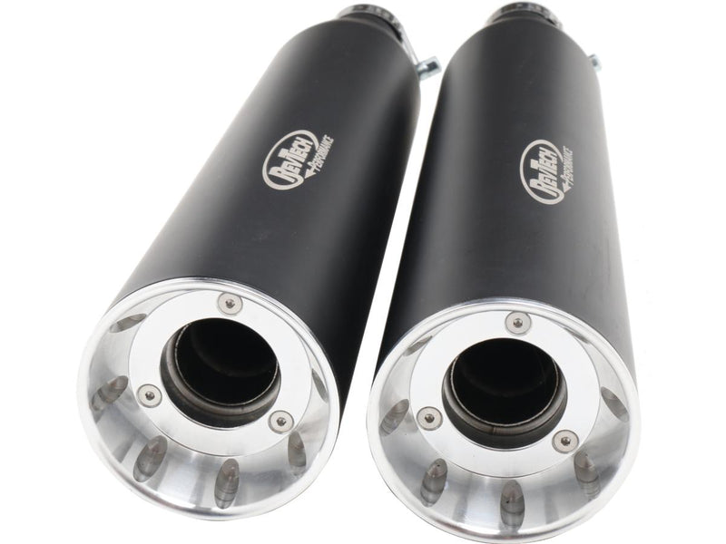 Performance Slip-On Muffler Black Powder Coated For 06-16 Dyna