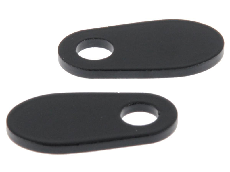 Turn Signal Mounting Plate Black Powder Coated