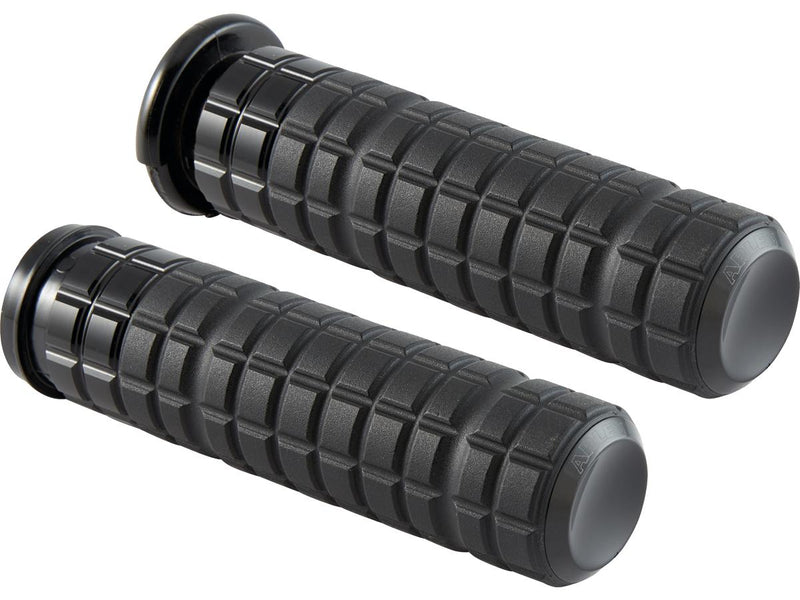 Speedliner Grips Black Throttle By Wire - 1 Inch