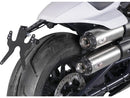 Sportster S 2in2 Racing Muffler & Mid-Pipe Set Endcap Tracker Carbon Stainless Steel Satin
