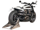 Sportster S 2in2 Racing Muffler & Mid-Pipe Set Endcap Tracker Carbon Black Ceramic Coated
