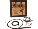 Gorilla Bar Cable Kit Black Vinyl Cable Clutch ABS - 16 Inch