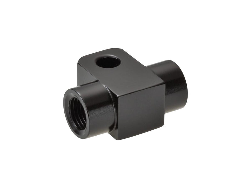 M10X1 Distributor 2-Fold 180 Degree Elbow Black