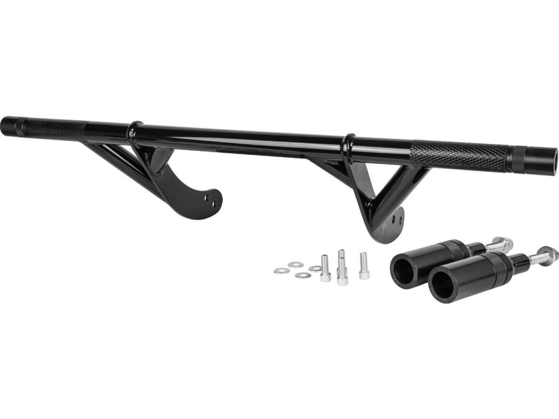 Brawler Front And Rear Crash Bar Kit Black Powder Coated For 06-17 Dyna