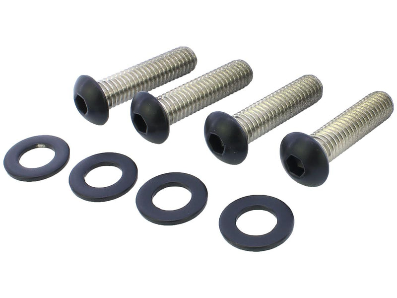 Fender Strut Screw Kits Include 4 Screws & 4 Washers Satin Black Powder Coated