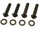 Shock Screw Kits Gloss Black Powder Coated For 04-20 Sportster