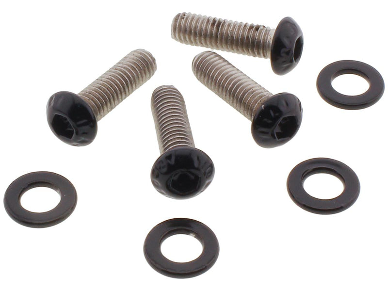 Front Fender Screw Kits Gloss Black Powder Coated For 16-20 XL1200CX