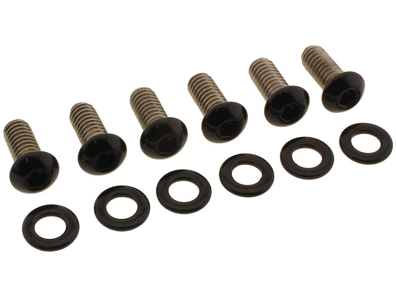 Derby Cover Screw Kits Gloss Black Powder Coated For 04-20 Sportster