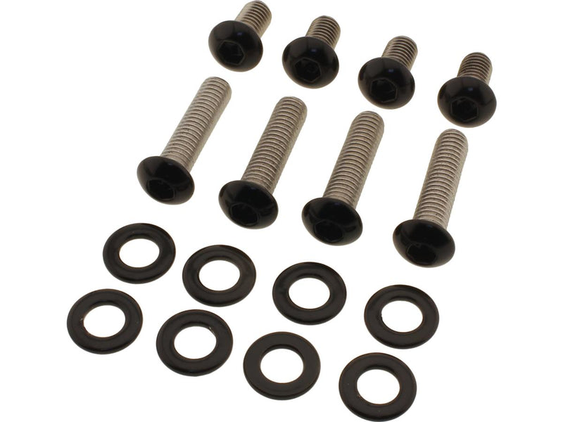 Front Fender Screw Kits Satin Black Powder Coated For 21-24 Sportster S RH1250S