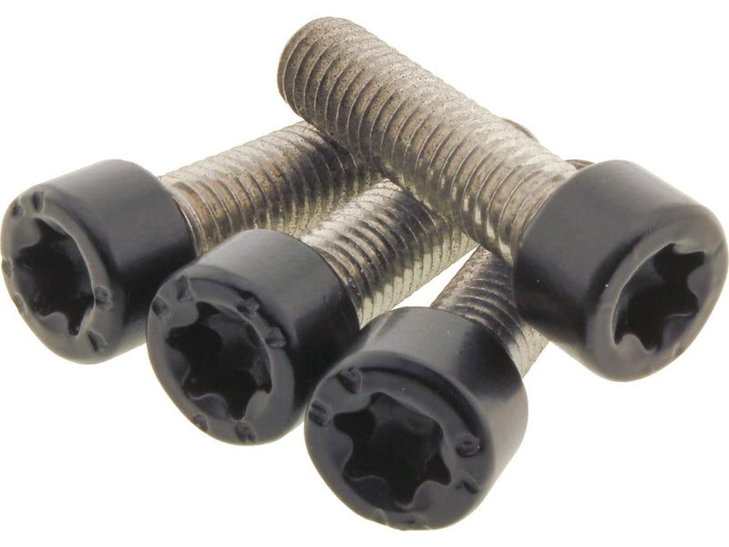 Handlebar Clamp Screw Kit Satin Black Powder Coated