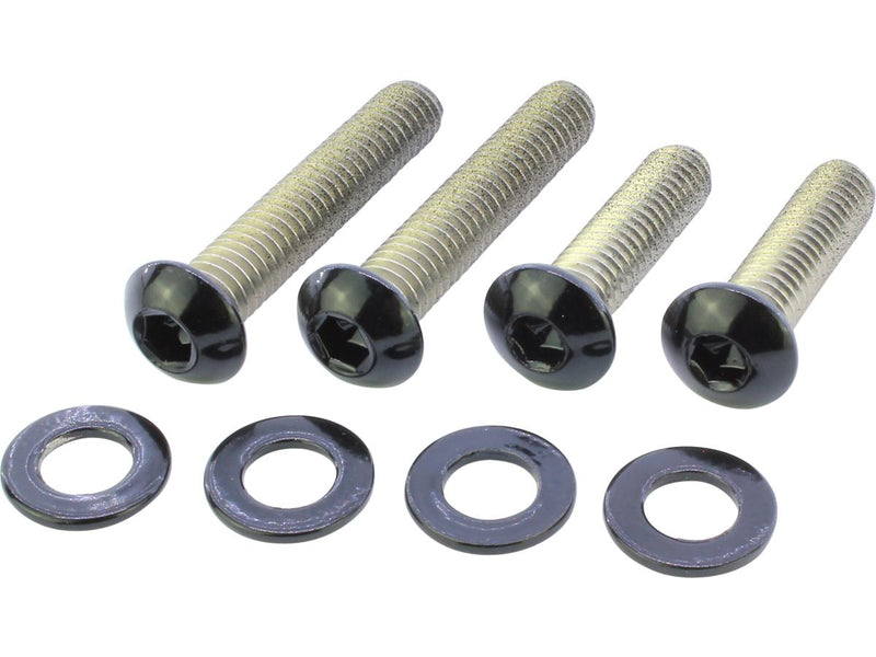 Fender Strut Screw Kits Include 4 Screws Satin Black Powder Coated