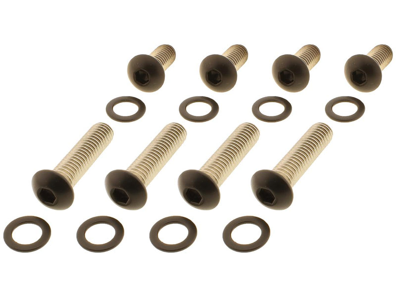 Fender Strut Screw Kits 8 Screws & 4 Washers Satin Black Powder Coated For 07-17 Softail