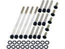 Primary Cover Screw Kit Satin Black Powder Coated For 06-17 Dyna