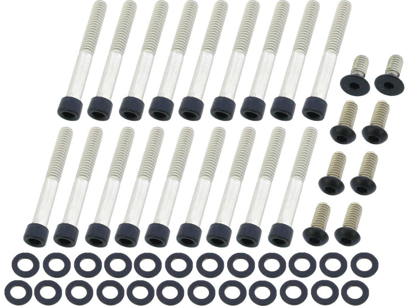 Primary Cover Screw Kit Satin Black Powder Coated For 04-20 Sportster