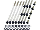 Primary Cover Screw Kit Satin Black Powder Coated For 07-16 Touring