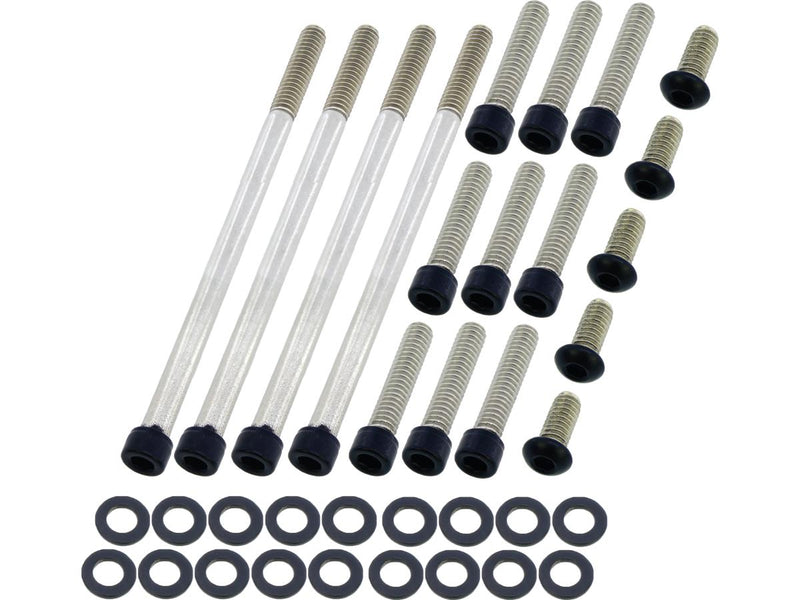 Primary Cover Screw Kit Satin Black Powder Coated For 07-16 Touring