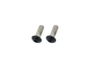 Point Cover Screw Kit Includes 2 Screws Satin Black Powder Coated For 70-84 FL Shovel
