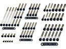 Complete Engine Screw Kit Gloss Black Powder Coated For 91-03 Sportster