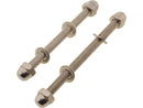 Gas Tank Mounting Screw Kits Include 1 Threaded Rod / 2 Cap Nuts & 2 Washers Stainless Steel For 04-20 Sportster
