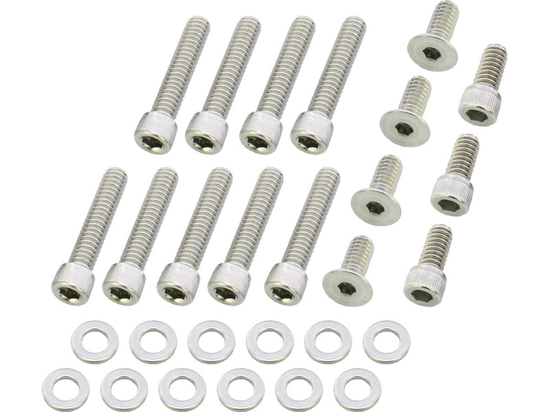 Primary Cover Screw Kit For FL Shovel / FX Shovel Stainless Steel