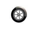 200 Tyre Bobber Rear Fender Raw Steel