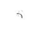 200 Tyre Bobber Rear Fender Raw Steel