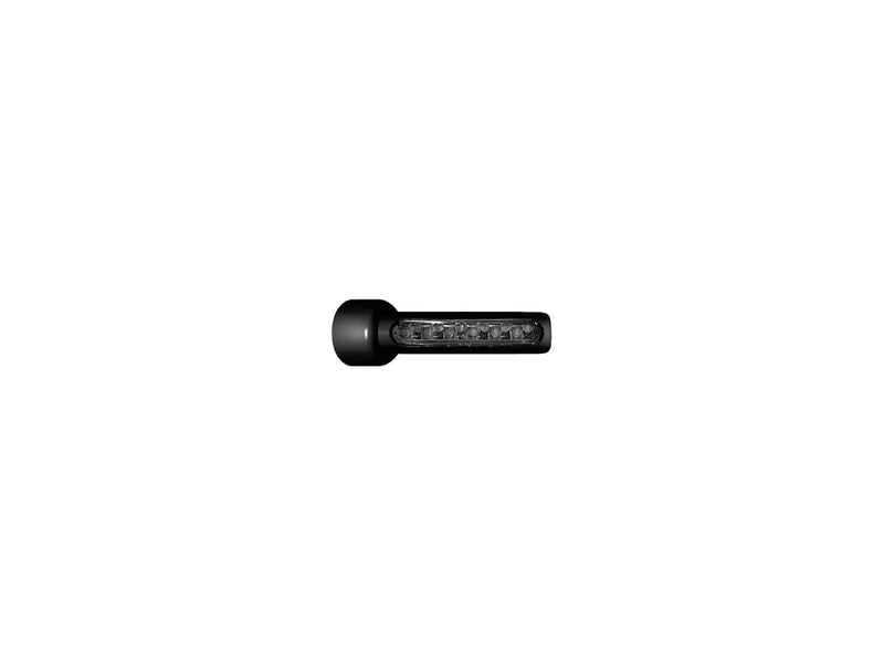 Classic ST Series LED Turn Signals Anodized Chrome Smoke LED