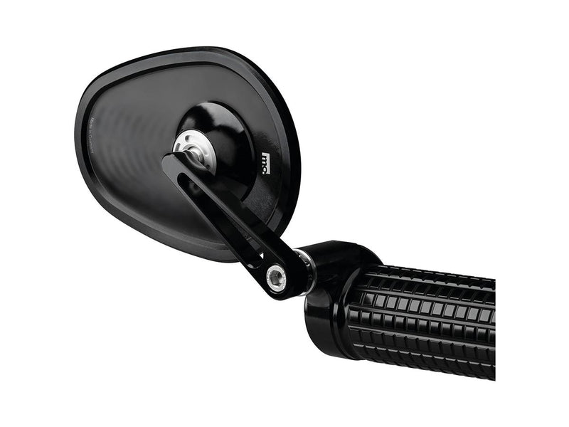 Mo.View Cruise Flip Bar End Mirror Black